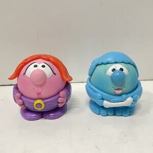 VTG Nerfuls Figures - Parker Brothers BETTY BALL & FETCH Set 1980s Toy